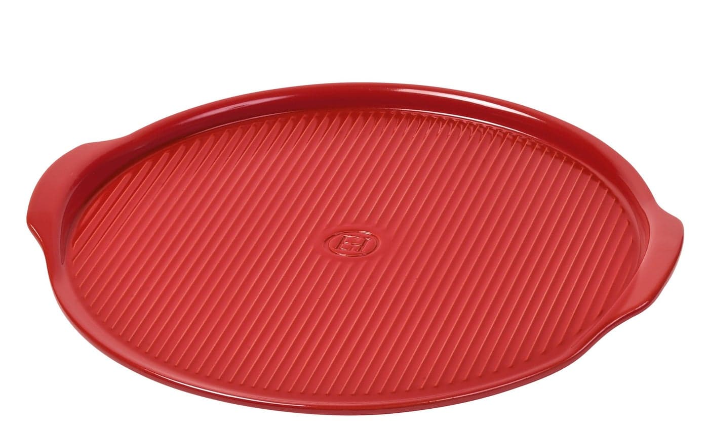 Emile Henry Made In France Flame Pizza Stone 146 x 146 Burgundy