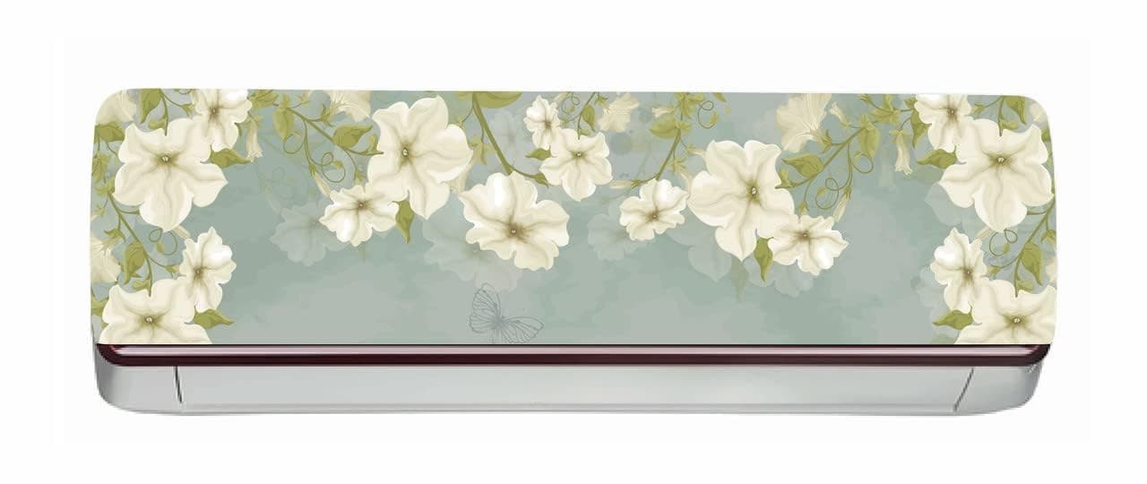 DreamKraft Decorative Flower AC Sticker (Multicolor PVC Vinyl 30cm x 91cm)-AC320-Self-Adhesive