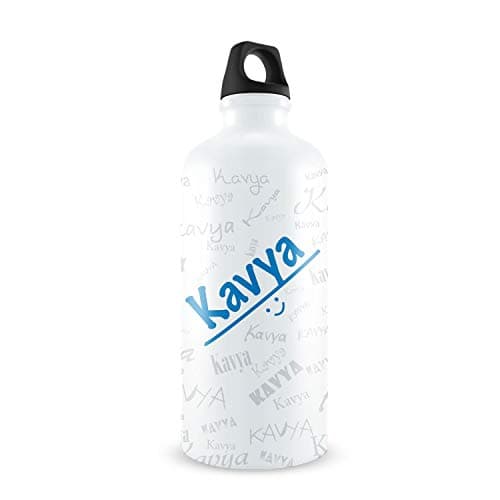 Hot Muggs Me Graffiti - Kavya Stainless Steel Personalised Name Bottle Bottle, 750 Ml (Multicolor)