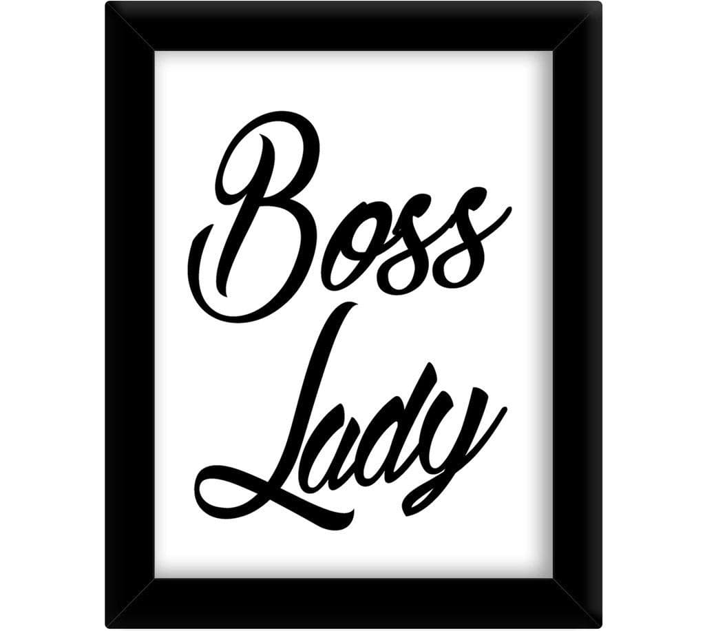 TiedRibbons® Boss Lady Framed Poster(13.6 Inch X 10.2 Inch)