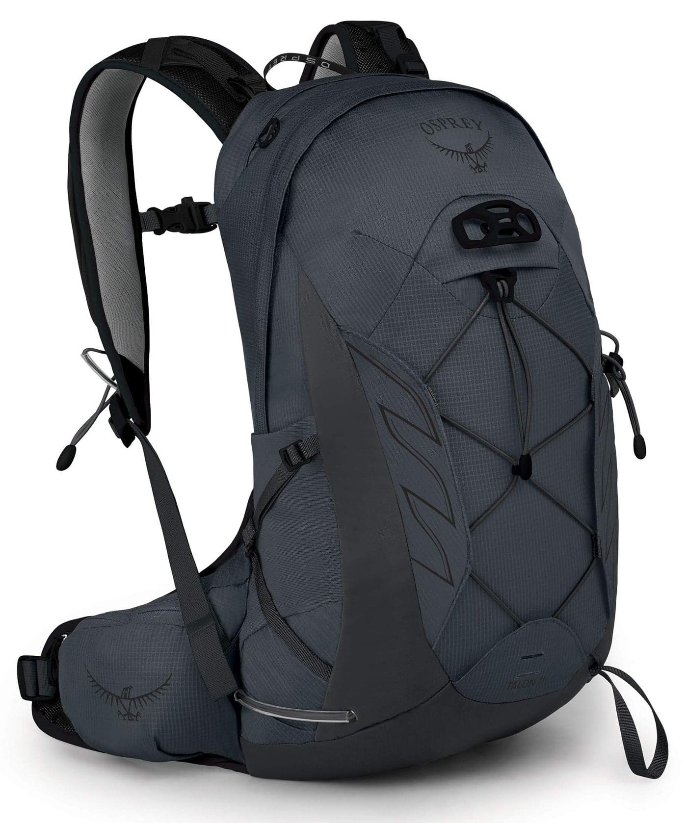 Osprey Talon 11L Men's Hiking Backpack with Hipbelt, Eclipse Grey, S/M