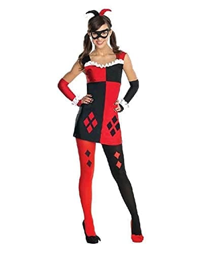 Rubies DC Super Villains Harley Quinn Tween Costume, Small