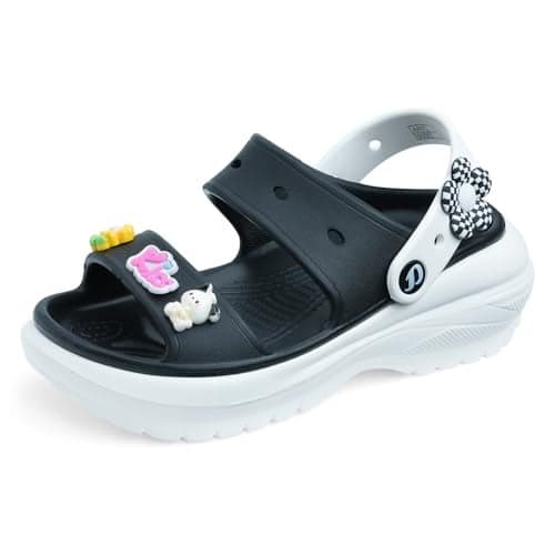 DOCTOR EXTRA SOFT Women's Classic & Premium Casual Clogs/Sandals with Cute Charms for Adult | Comfortable & LightWeight| Stylish & Anti-Skid | Waterproof Everyday Cushion Slippers Girls/Ladies D-554