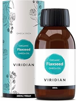 Viridian 100 Organic Golden Flaxseed Oil 200ml