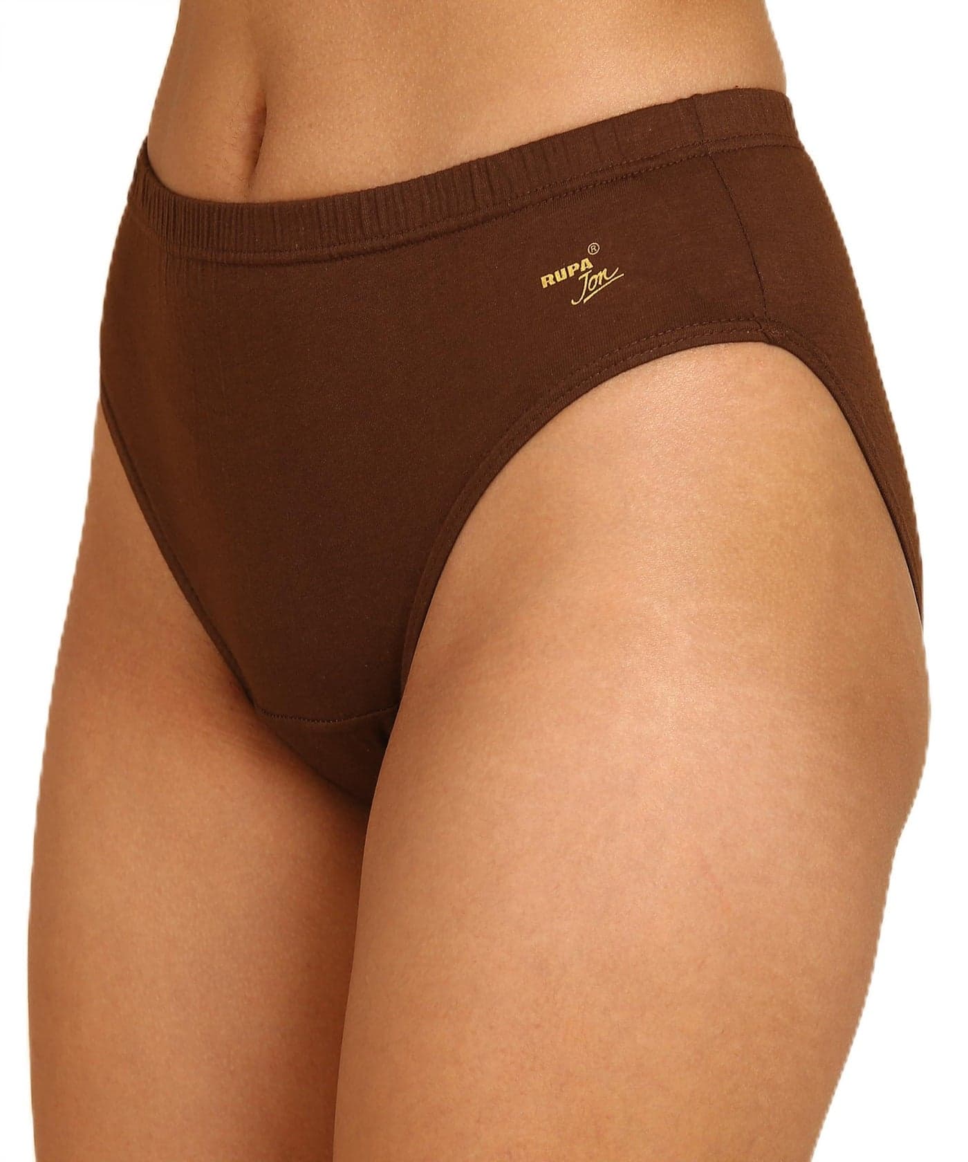 Rupa Jon Solid Panty for Women | 100% Cotton Fabric | Inner Elastic | Pack of 9 Assorted
