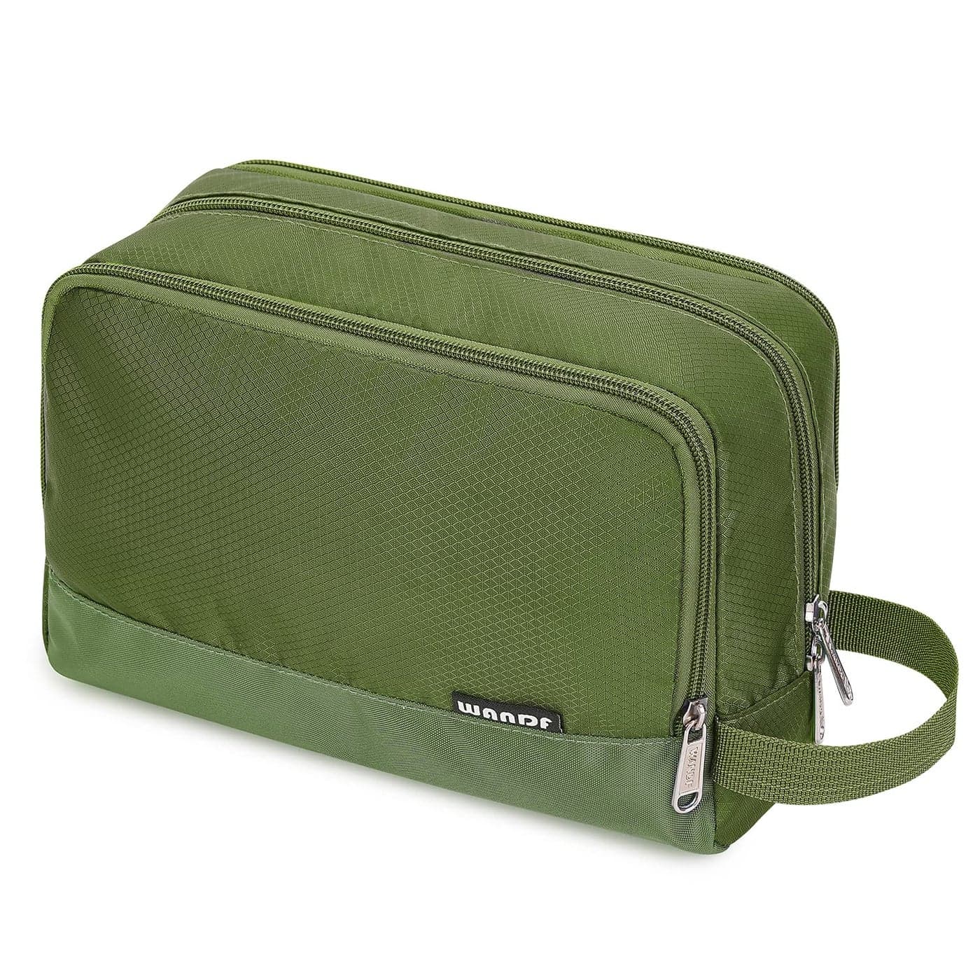 Toiletry Bag for Men Hanging Dopp Kit Water Resistant Shaving Bag Small Toiletry Bag for Traveling Pure Green