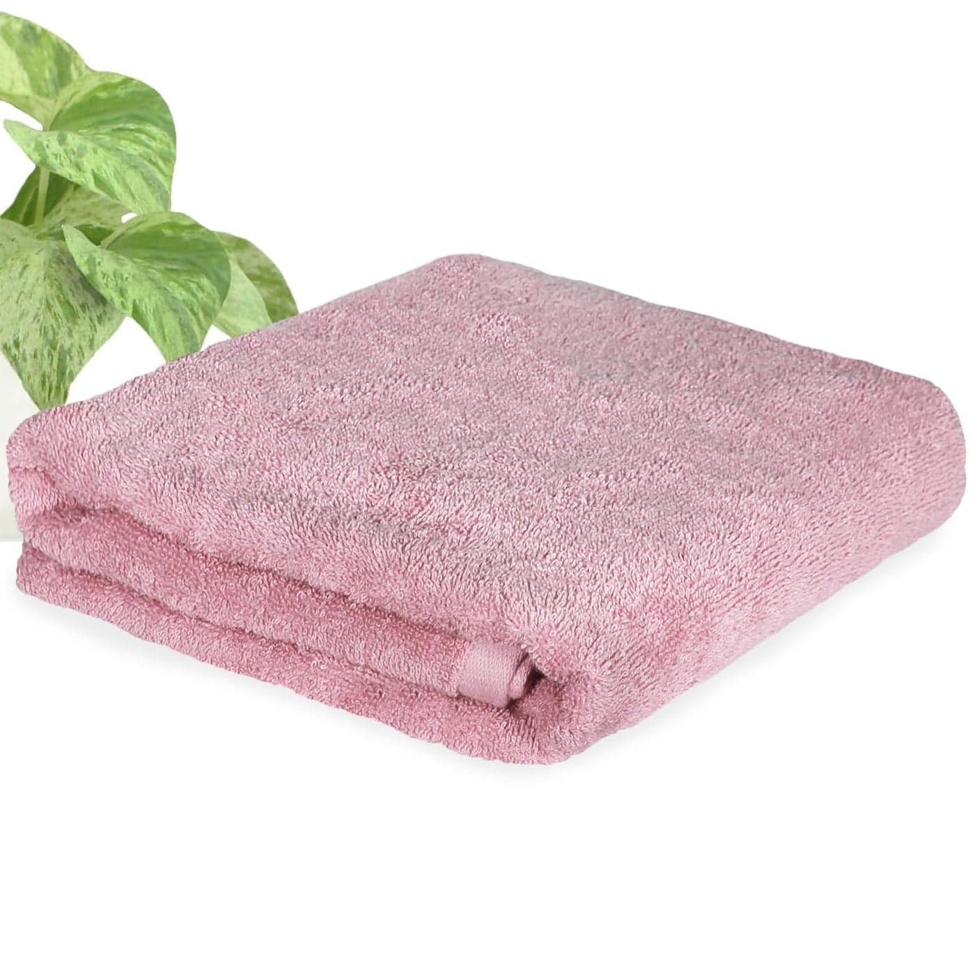 HEELIUM Bamboo Bath Towel Lightweight Quick Drying Ultra Absorbent Towel 140 x 70 cm 400 GSM Pack of 1 Peach