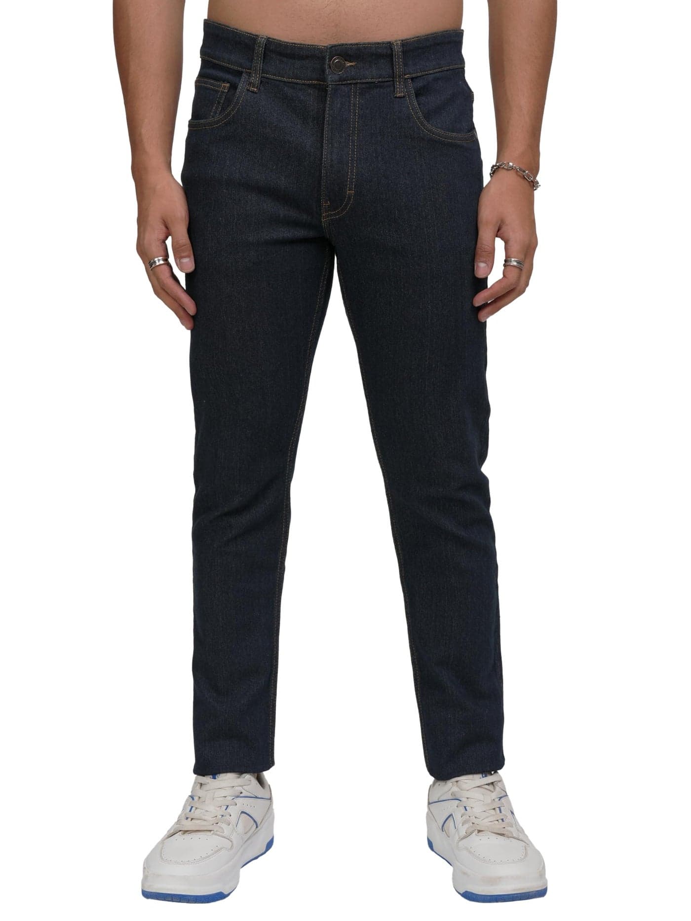 Highlander Men’s Straight Fit Jeans | Classic & Balanced | Perfect Blend of Comfort & Style for All-Day Wear