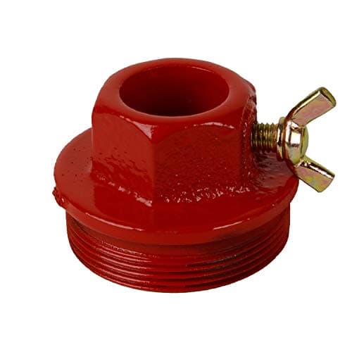 TERA PUMP 2 Inch Heavy Duty Steel Bung Adaptor for Rotary Crank Hand Drum Barrel Pump Compatible with TRWS25 Compatible with Most Crank Barrels