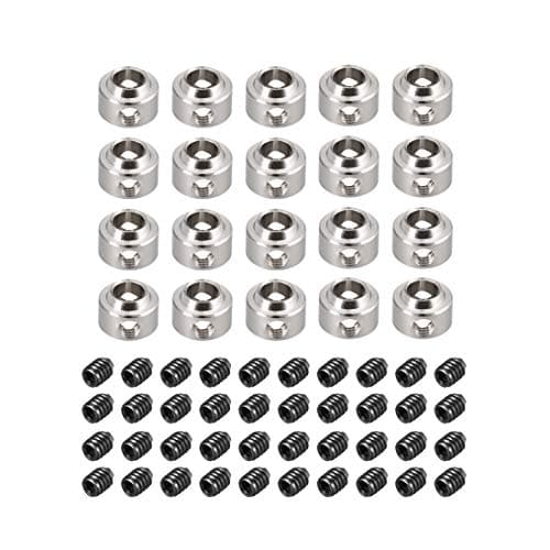 uxcell 20PCS RC Airplane Plane Landing Gear Wheel Stop 4.1mm Shaft Hole Dia.