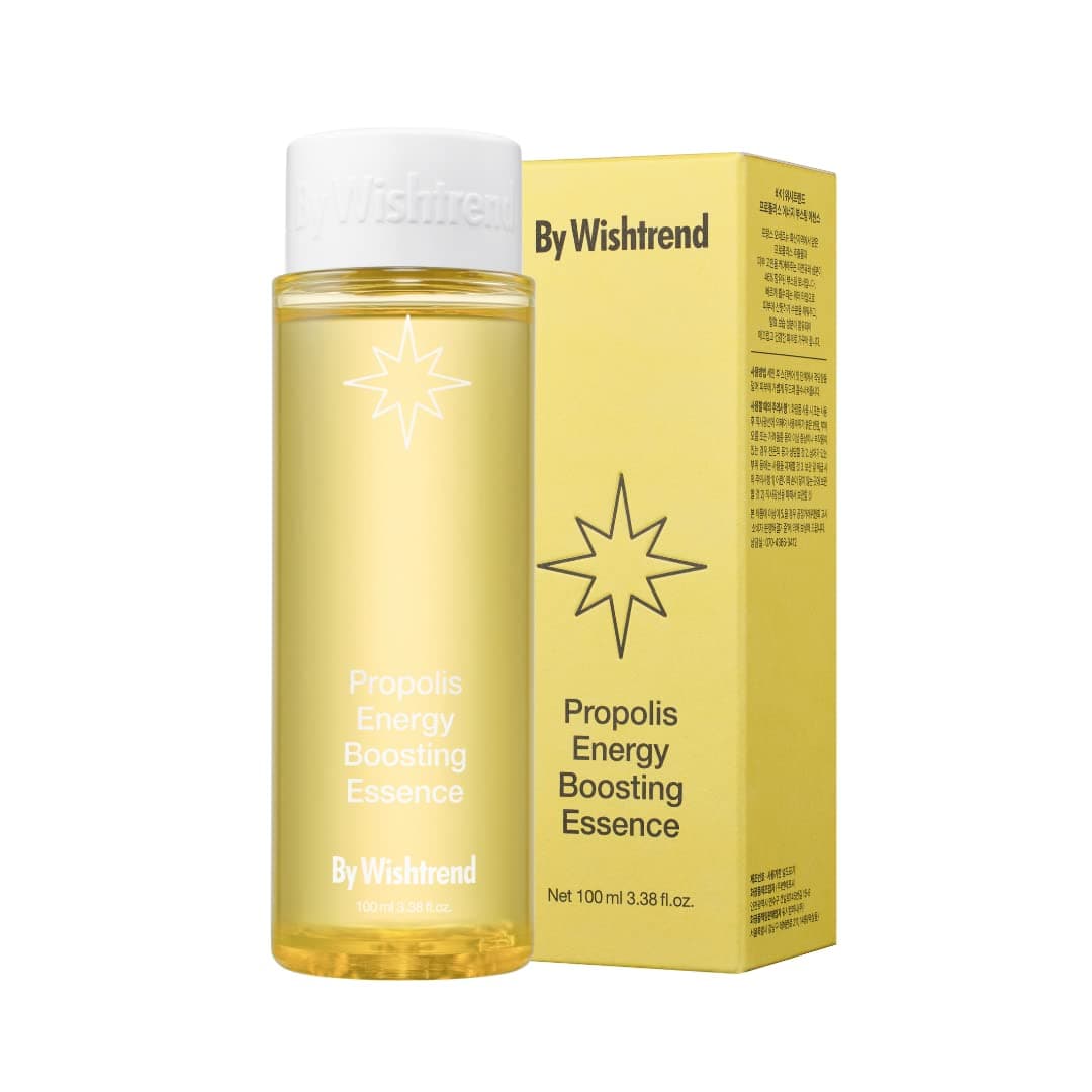 BY WISHTREND Propolis Energy Boosting Essence Serum Booster for Propolis and Vitamin C first treatment essence 1st step skincarePropolis Extract Toner 100ml New Package