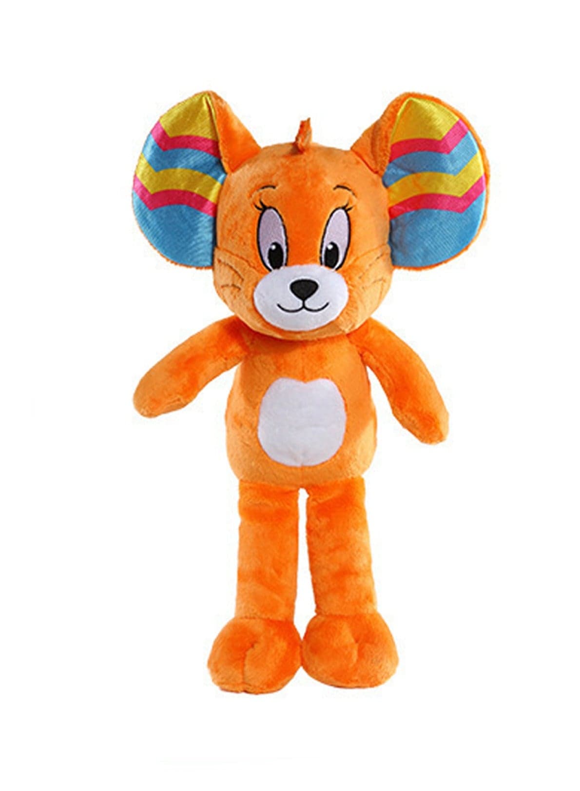 Tom-Cat with Jerry-Mouse Plush Stuffed Toy Cartoon Movie Tom and Jerry Stuffed Set Toy Stuffed Animal Birthday Gift for Girls and Boys (35cm Colorful Jerry-Mouse)
