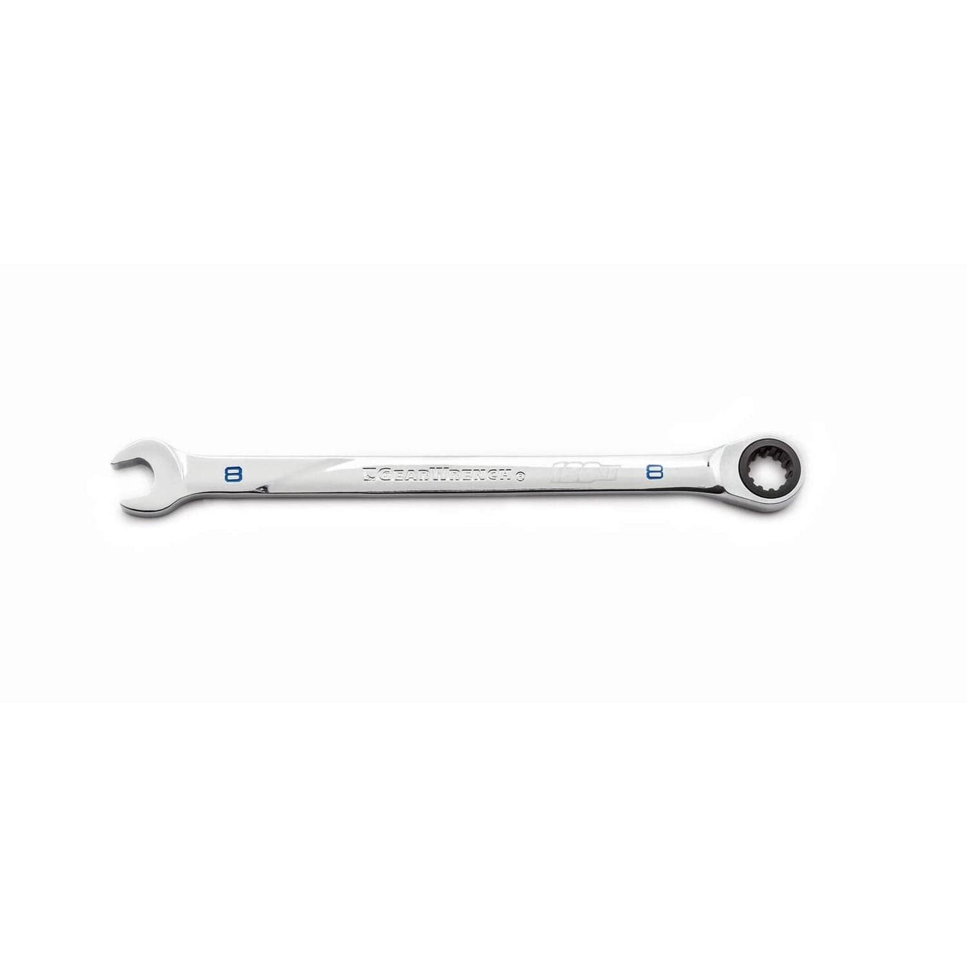 GEARWRENCH 8mm 120XP Universal Spline XL Ratcheting Combination Wrench 86408