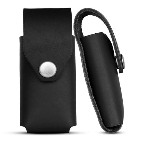 Leather Sheath for Leatherman OHT, Made in USA by American Bench Craft (Black)