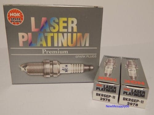 NGK 2978 Laser Platinum Premium Spark Plugs BKR6EP11 6 PCSNEW