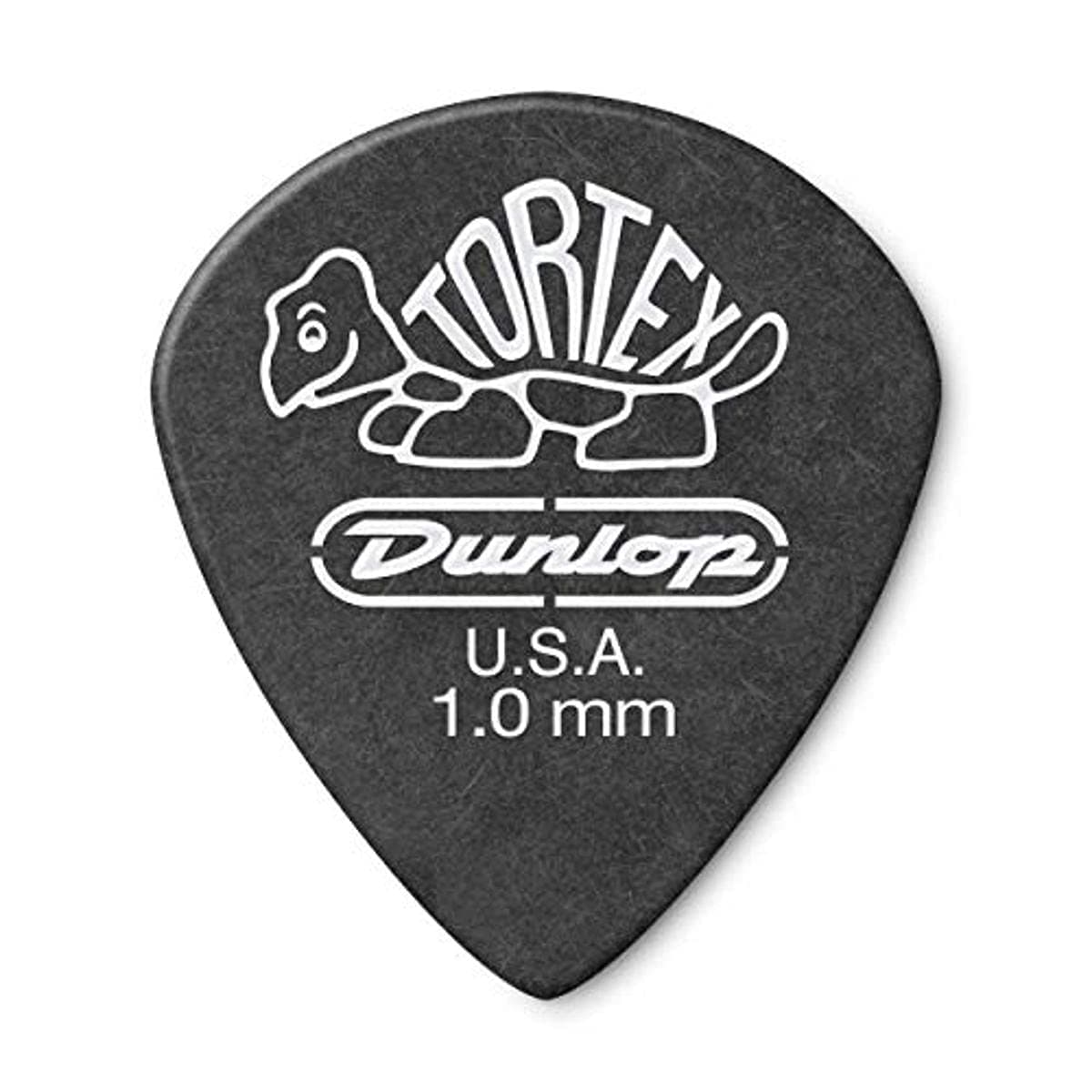 Dunlop 482R1.0 Tortex® Pitch Black Jazz III, 1.0mm, 72/Bag