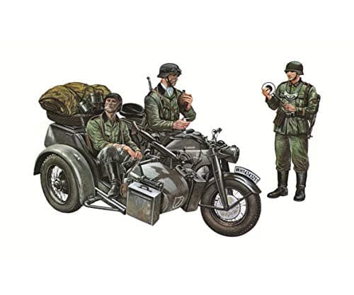 Italeri 1/35 ZUNDAPP KS750 with Sidecar,Green