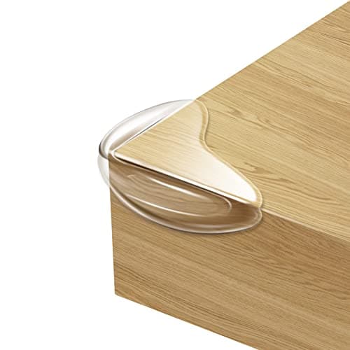 20 Pack Corner Protector Baby Clear Corner Guards Table Corner Protectors Baby Proofing Furniture Corner Edge Safety Bumpers for Coffee Table Counter Desk Cabinet