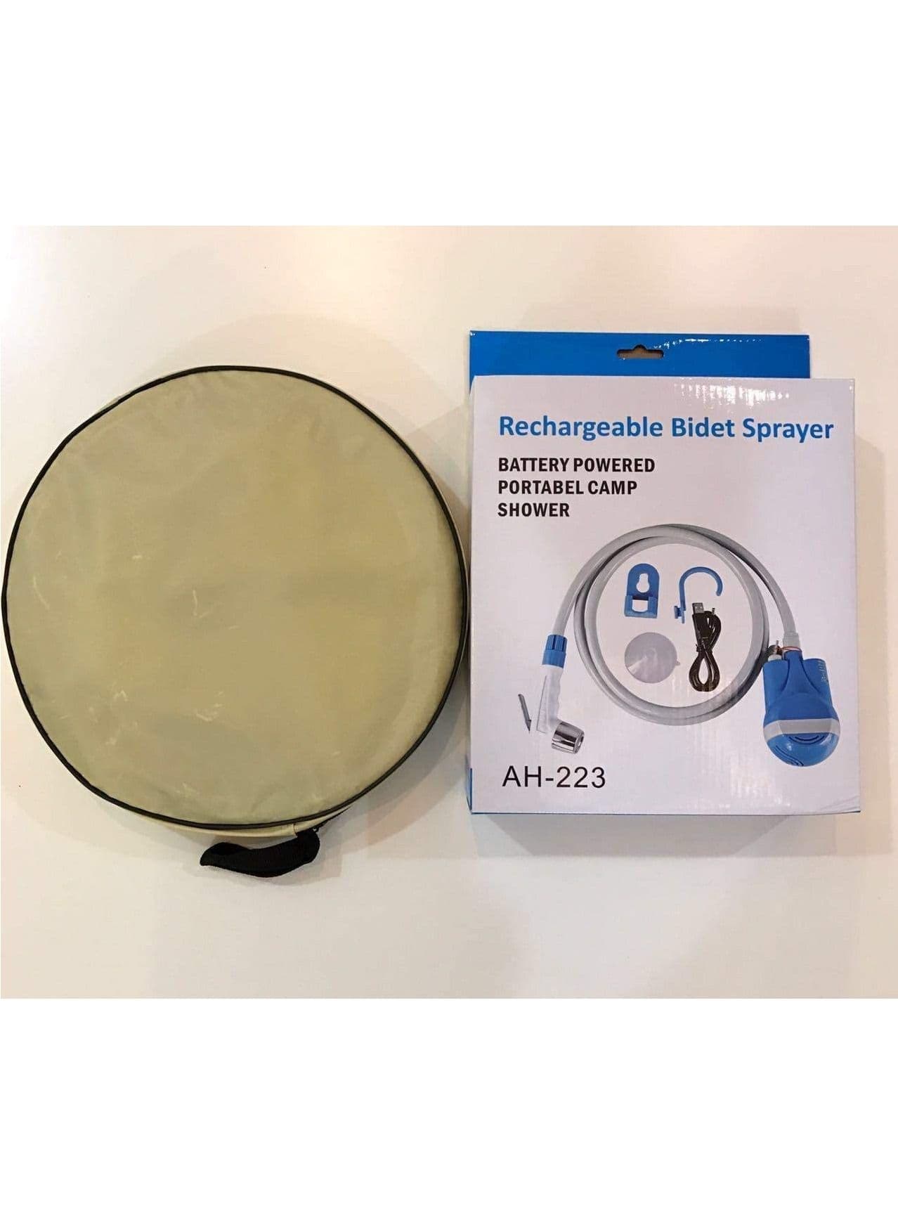 Rechargeable Muslim Bidet Sprayer with Free Bucket