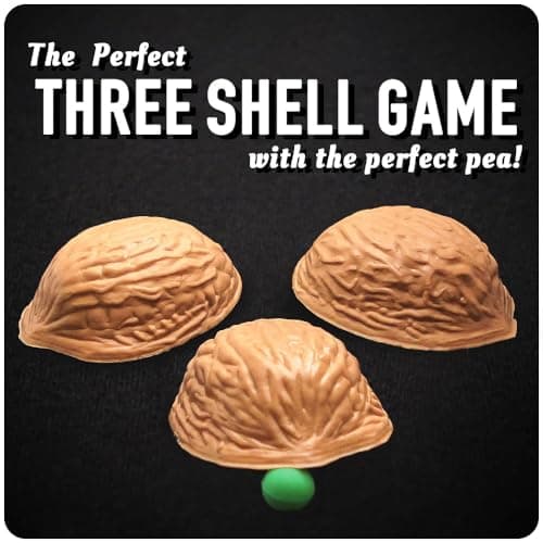 Magic Makers Deluxe Three Shell Game Set Classic Magic Trick for All Skill Levels