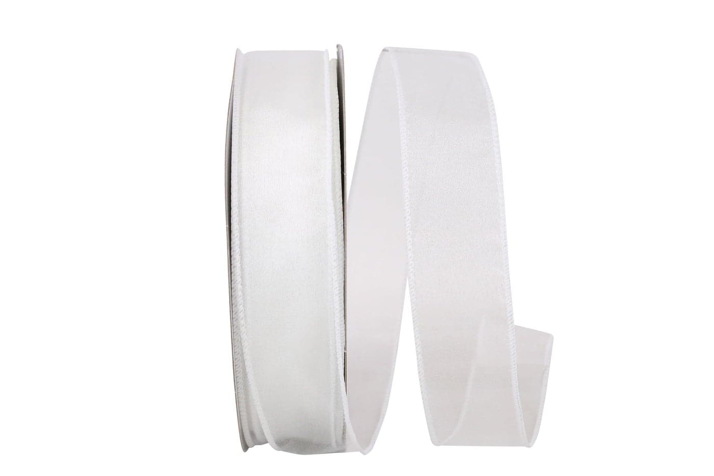 Reliant Ribbon 99908W-030-09K Sheer Lovely Value Wired Edge Ribbon, 1-1/2 Inch X 50 Yards, White