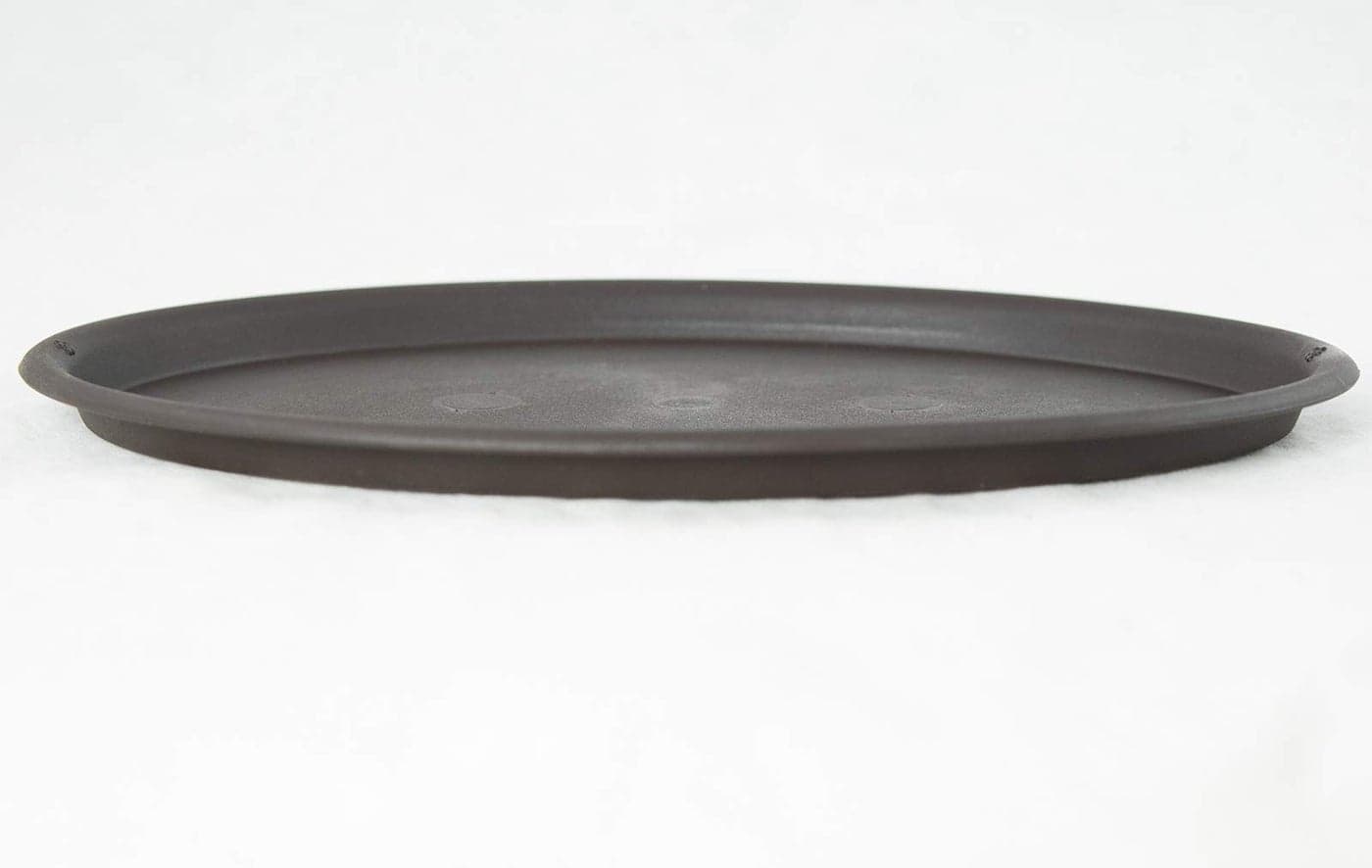 Calibonsai Oval Plastic Brown HumidityDrip Tray for Bonsai Tree House Indoor Plant Outside Dimension 125x 875x 05 1023