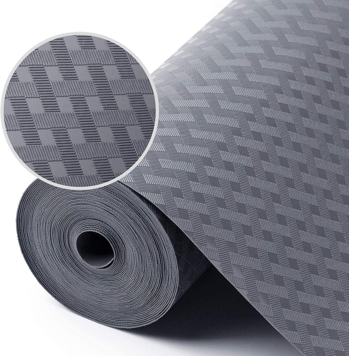 Shelf Liners for Kitchen Cabinets Refrigerator Liners Waterproof OilProof Kitchen Cupboard Liner NonSlip Drawer Mats EVA Material Non Adhesive Fridge Liner for Shelves Gray 118 x 3937 inches
