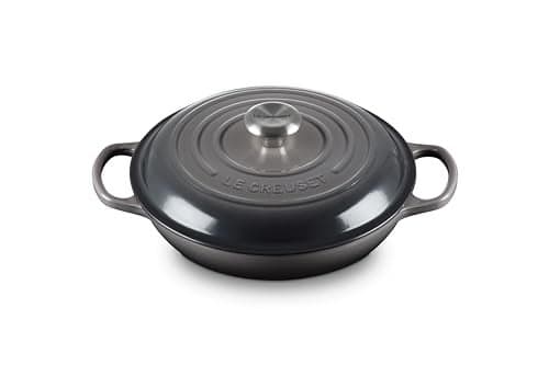 Le Creuset Enameled Cast Iron Signature Braiser, 2.25 qt., Oyster