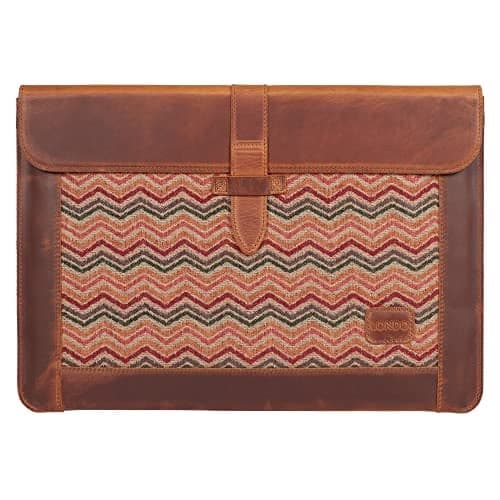 Londo Top Grain Leather MacBook Bag Laptop Sleeve for MacBook Pro and MacBook Air Case - 16 Inch - 15 Inch - 15.5 Inch (M4, M3, M2, M2, M1, Pro & Max) 2020 to 2024 Models