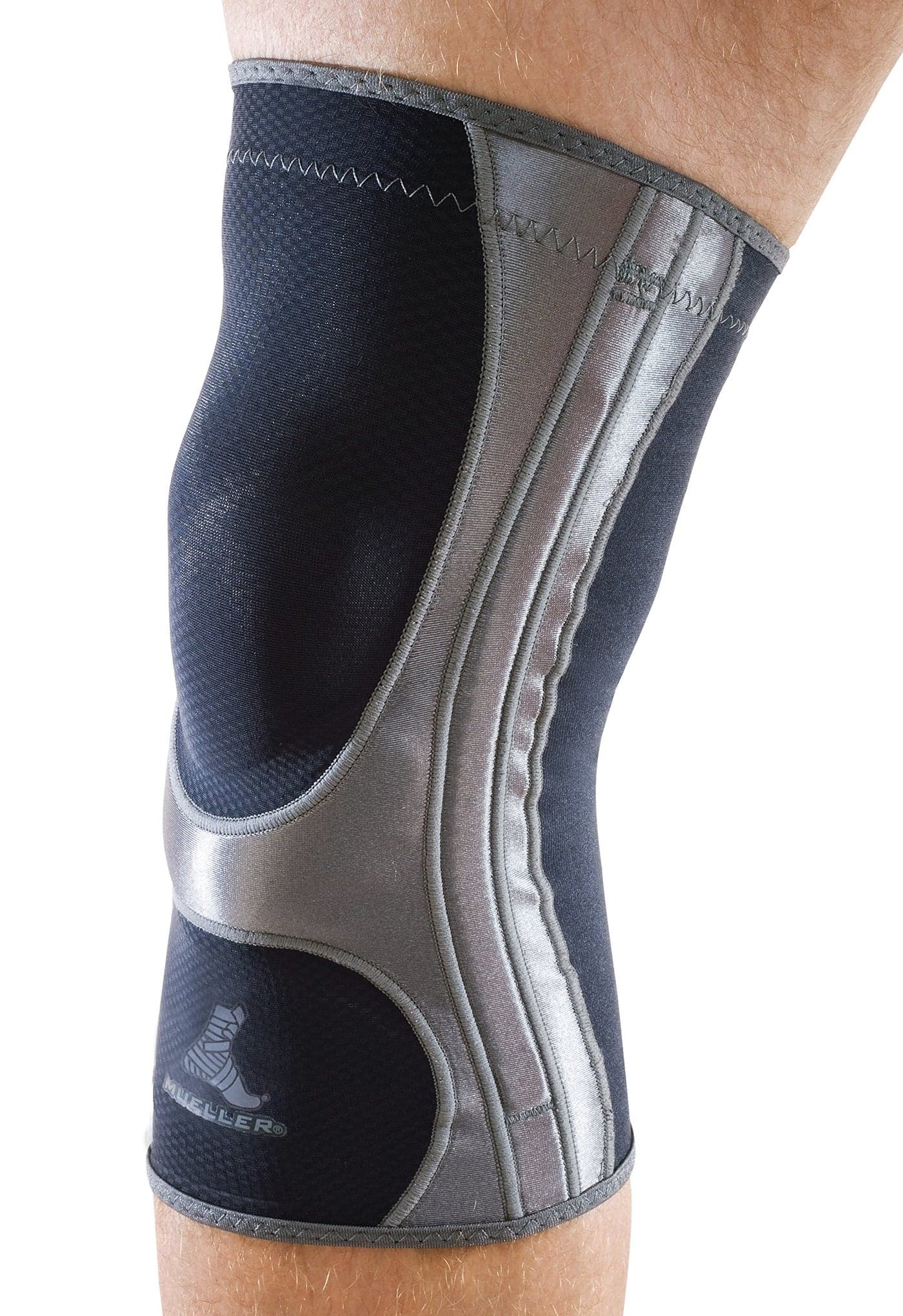 MUELLER Sports Medicine Hg80 Knee Support Knee Pain Relief Support for Men and Women Ideal for Arthritis Sprains Black Small