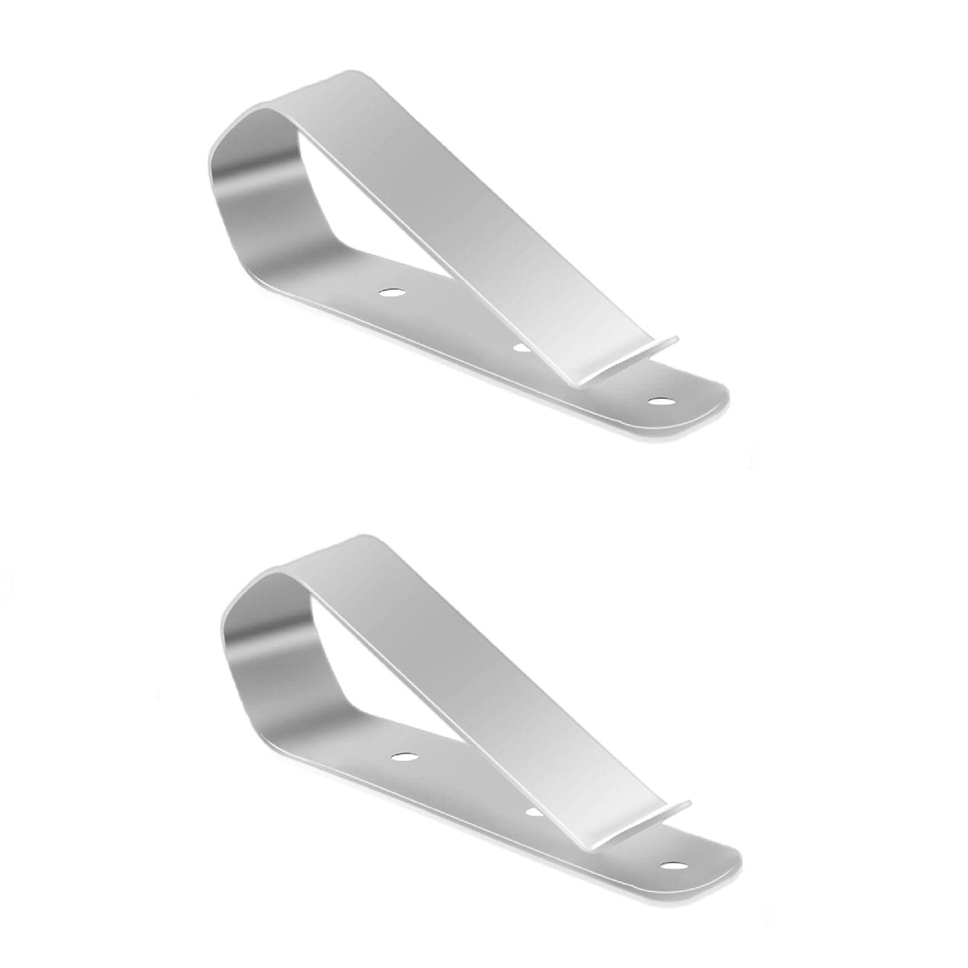 Stainless Steal Remote Visor Clip only for Liftmaster Chamberlain Sears Craftsman Garage Door Opener2Pack