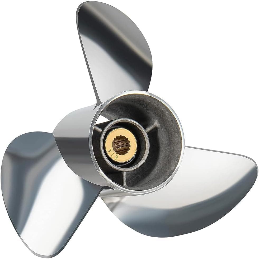 VIF OEM Upgrade Stainless Steel Boat Propeller Compatible with Yamaha 150hp 175hp 200hp 220hp 225hp 250hp F150 F175 F200 F225 Outboard Engines15 Spline Tooth RightHand 15 34 x 13 RH