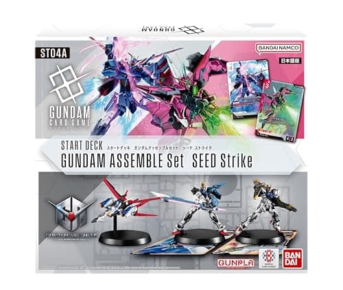 Gundam Card Game Assemble Starter Set Seed Strike ST04A Japanese 50 Cards 3 Minis
