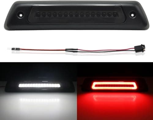 SHINEFIT LED Third Brake Light Compatible with 2009-2014 F150 Rapt0r 3rd Brake Light High Mount Stop Rear Brake Light White Cargo Lamp