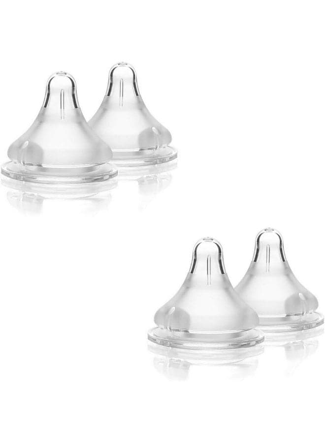 Lansinoh mOmma Medium-Flow Nipple 4-Count