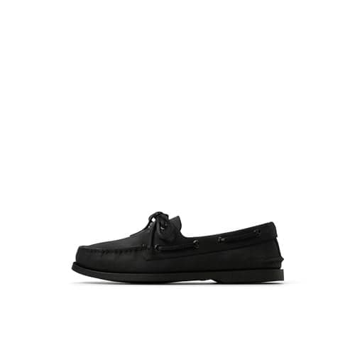 Sperry Men's Authentic Original 2-Eye Boat Shoe, Black, 10