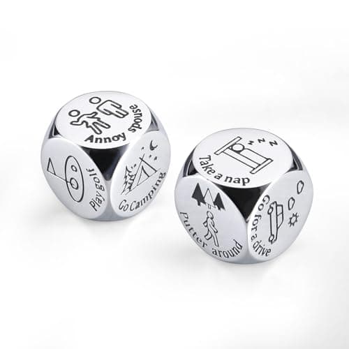 2PCS Retirement Dice Retirement Gift for Woman Man Goodbye Farewell Gifts Coworker Gift for Valentines Gifts for Him Her Work Anniversary Coworker Leaving Going Away Employee Appreciation Christmas