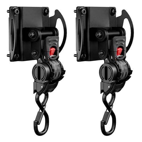 Integral Straps Two Pack Compatible with Ford Boxlink F150 and Raptor 2015 Ford Super Duty F250 F350 F450 2017 Bed Mounted Retractable Tie Down Straps