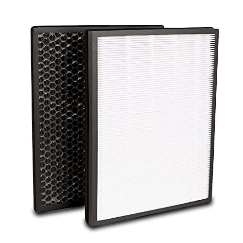 TROO® Air Purifier Filter Set (True HEPA Filter FY-1410 + Active Carbon Filter FY-1413) Compatible with Phillips Air Purifier Series 1000, Models: AC-1211, AC-1215, AC-1217