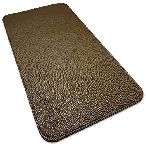 Purse Bling Speedy 30 Base Shaper, Brown Bag Shaper for LV Speedy Bags and other LV Totes, Vegan Leather (Brown, Speedy 30)