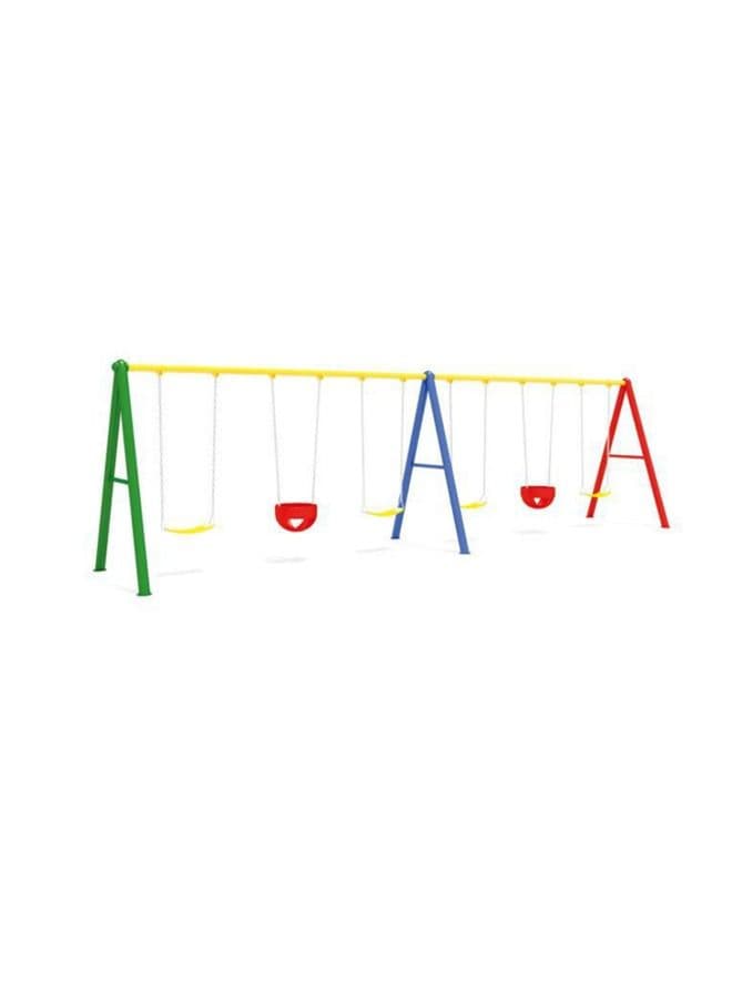Multifunction Six Seater Kids Swing Chair Set Outdoor Playground Equipment Garden