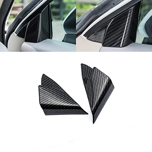 x xotic tech A-Pillar Door Window Side Cover Trim, Carbon Fiber Pattern, Compatible with Camry 2018-2026