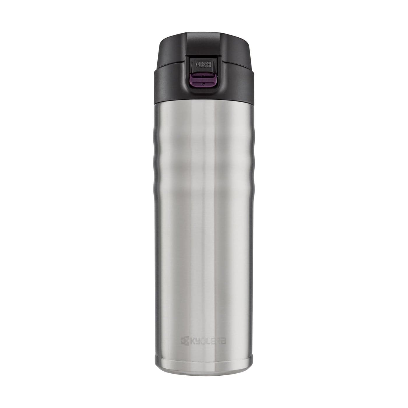 Kyocera 17oz Ceramic Coated Interior Double Wall Vacuum Insulated Stainless Steel Travel MugStainless Steel
