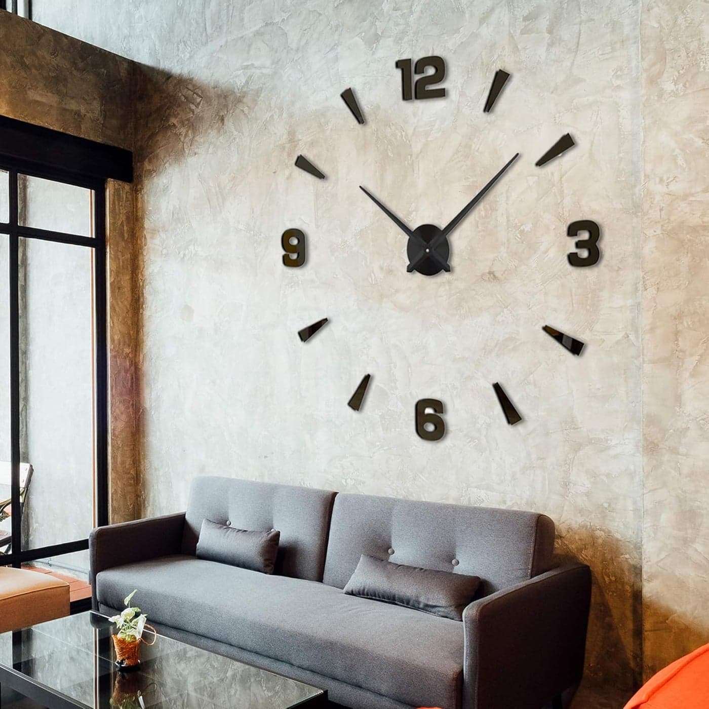 Niceguy Solutions Acrylic Diy Wall ClockFrameless 3DStyle Analog Timekeeper For HomeOfficeBatteryPowered Modern House DecorationSilent Clock Decor With Number Sticker Decals