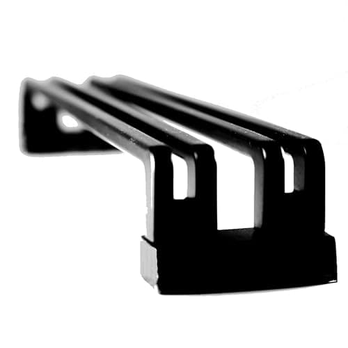 NOAHWOOD Fingerboard Park Bench Double Rail Display 245 x 50 mm Double Rails Ramp Ebony Metal Display Rack