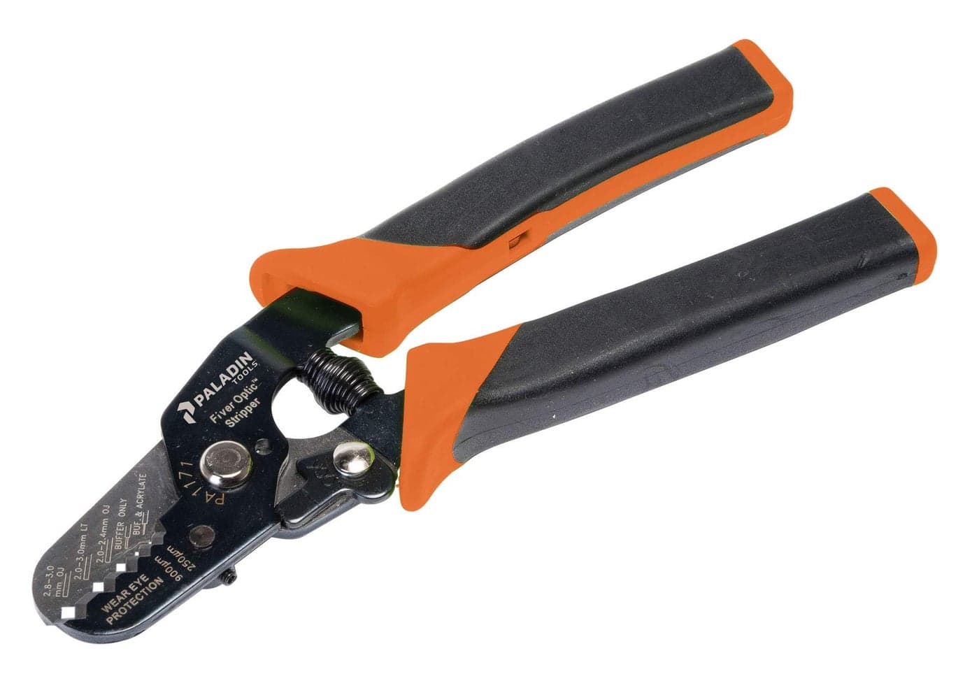 Paladin Tools PA1171 ProGrip Fiber Optic Stripper, 5-in-1 Professional Grade Fiber Optic Stripping Tool