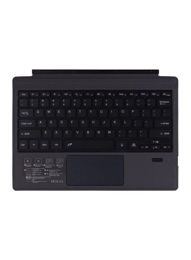 For Microsoft Surface Pro Bluetooth Keyboard Pro34567 Zhuyin Cangjie Multi Language Luminous Keyboard-Colour: Gray And Black-Product Type: Pro3/pro4/pro2017/pro6/pro7