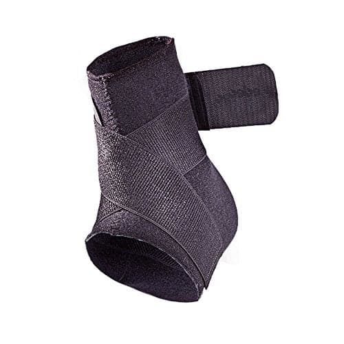 Mueller Neoprene Blend Ankle Support with Straps, Small (Black)