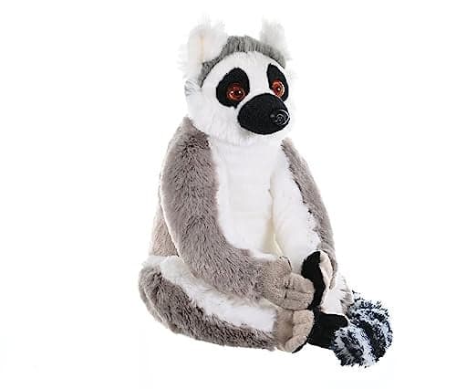 Wild Republic Ring Tailed Lemur Plush Stuffed Animal Plush Toy Gifts for Kids Cuddlekins 12 Inches