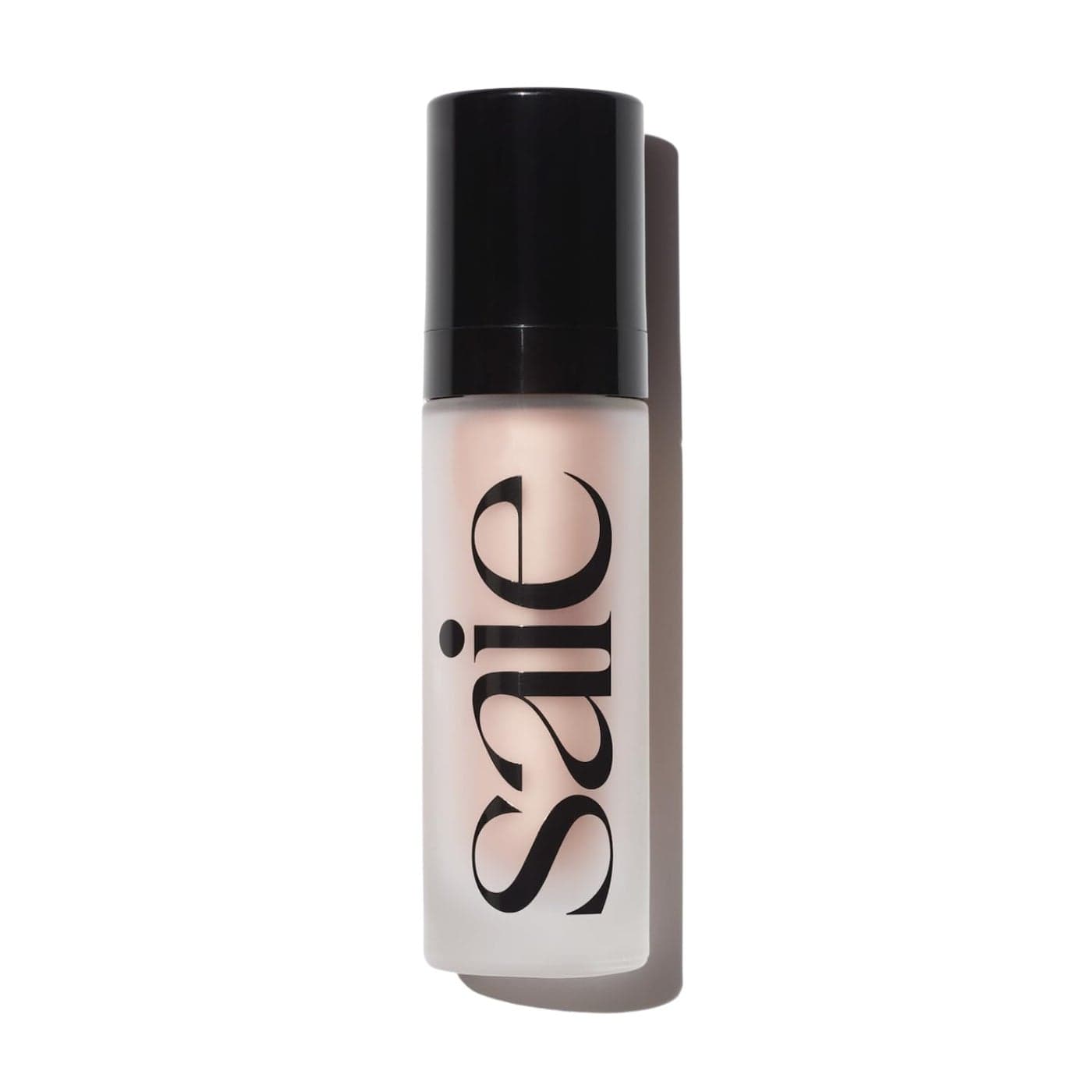 Saie Glowy Super Gel Lightweight Illuminator Luminizer and Makeup Primer for Glowing Skin Enriched with Vitamin C Hydrating Squalane Oil Roseglow 1 oz